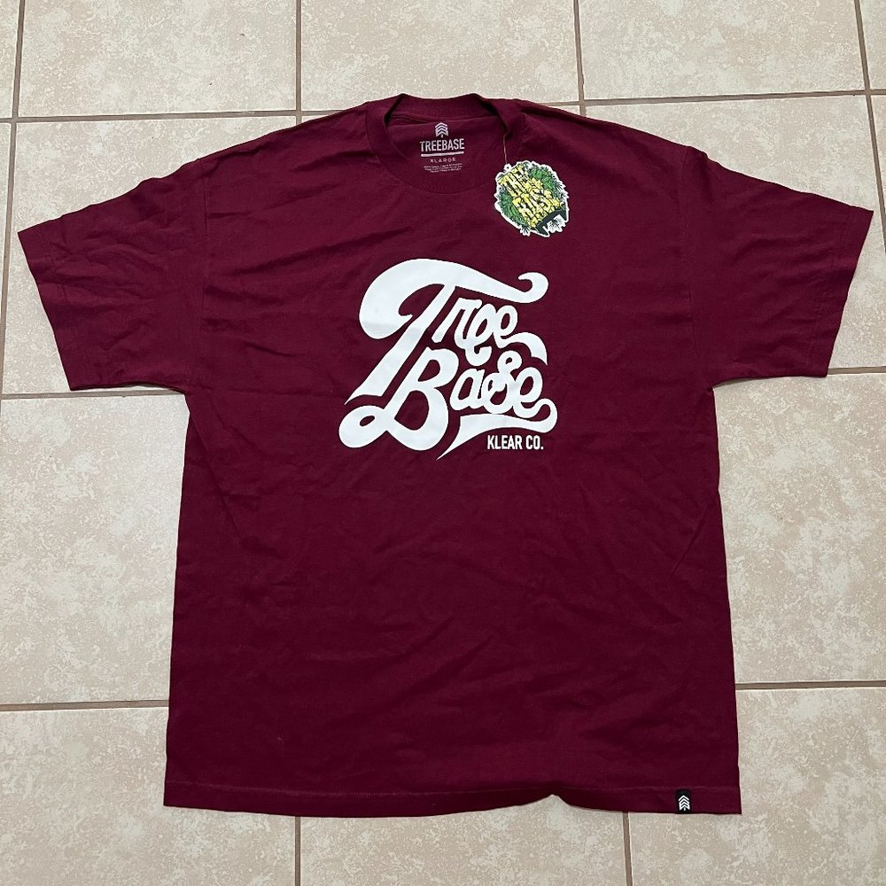 Treebase Klear Cannabis T-shirt (Maroon)